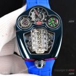 Japan Grade Jacob and Co New Bugatti Black Steel Watches Quartz Movement